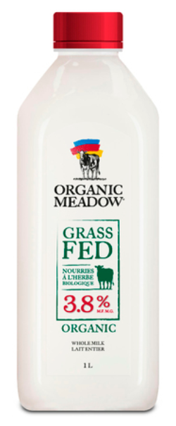 3.8% Grass Fed Whole Milk plastic bottle