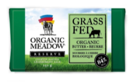 Organic Meadow 84% Grass Fed Lightly Salted Butter 