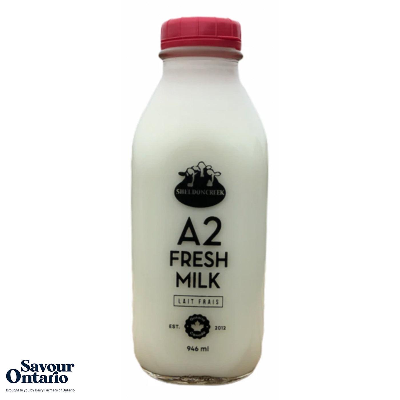 A2 Whole Milk - 1L Glass Bottle