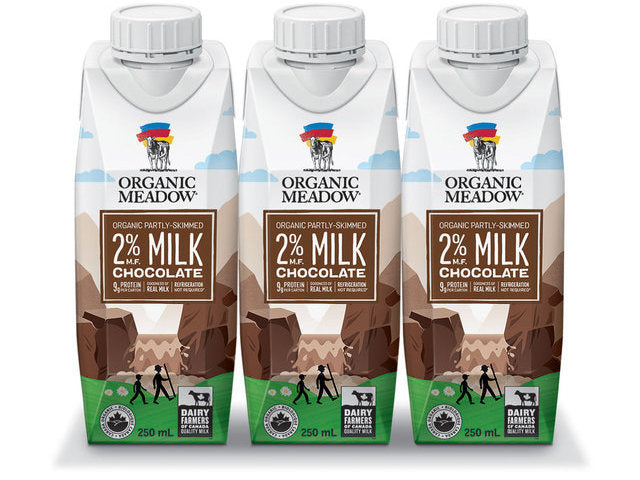 Organic Meadow two percent Chocolate Milk -Triple Pack
