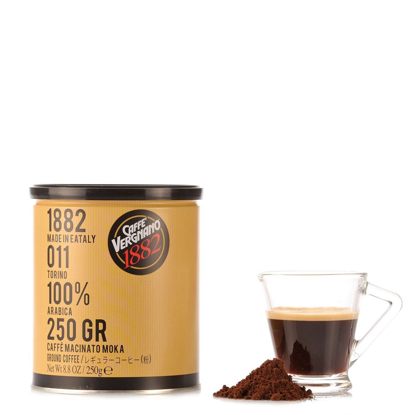 Caffe' Vergnano 1882 Medium Grind Arabica Espresso