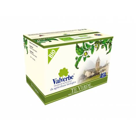 Valverbe Organic Green Tea Bags -30g