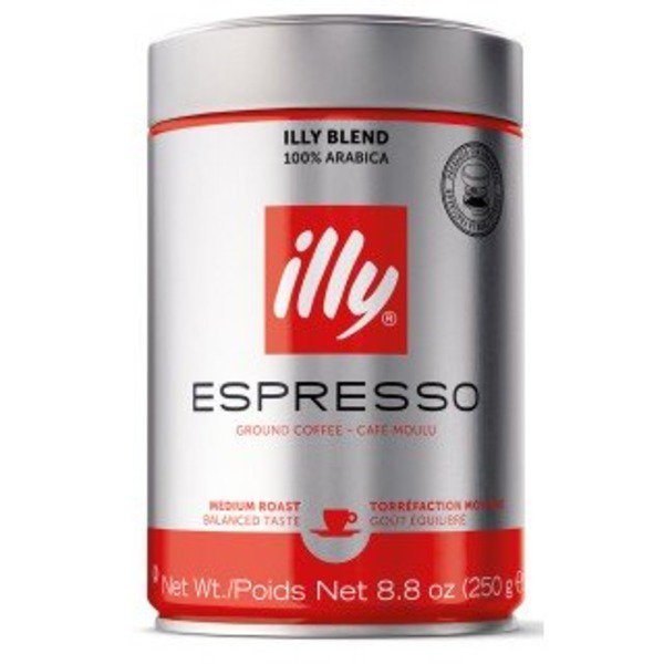 Illy Classico Espresso Ground Coffee -250g