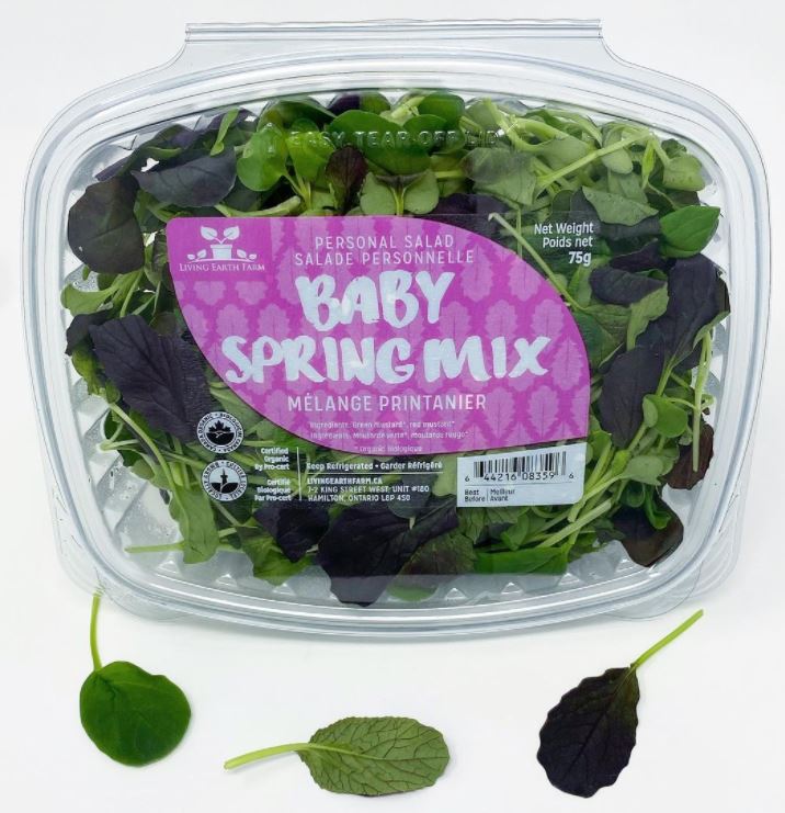 Living Earth Farm Baby Spring Mix 75g