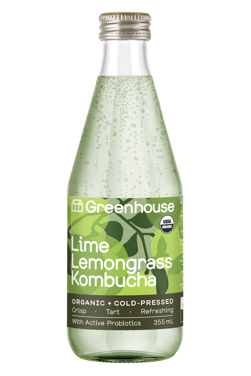 Greenhouse Juice - Lime Lemongrass Kombucha