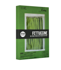 Fettucine with Spinach Egg Pasta - 250g