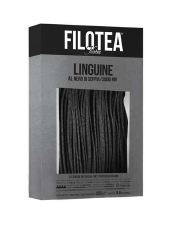 Linguine with Black Squid Ink Egg Pasta - 250g