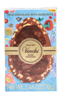 "Brutto Ma Buono" Small Milk Chocolate Easter Egg With Hazelnuts - 70g