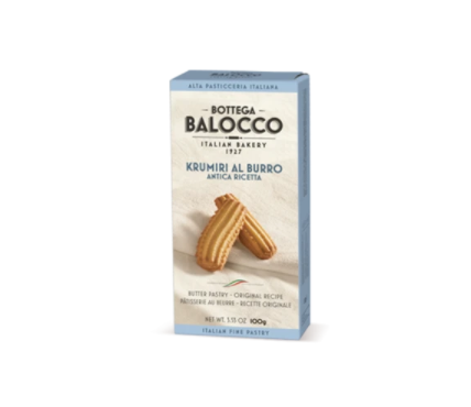 Bottega Balocco Krumiri Cookies with Butter - 100g