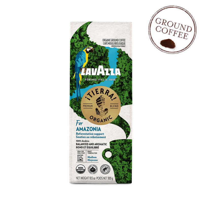 Lavazza Organic ¡Tierra! Amazonia Ground Coffee - 300 g