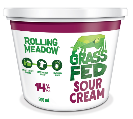 Rolling Meadow 14% Sour Cream - 500 g