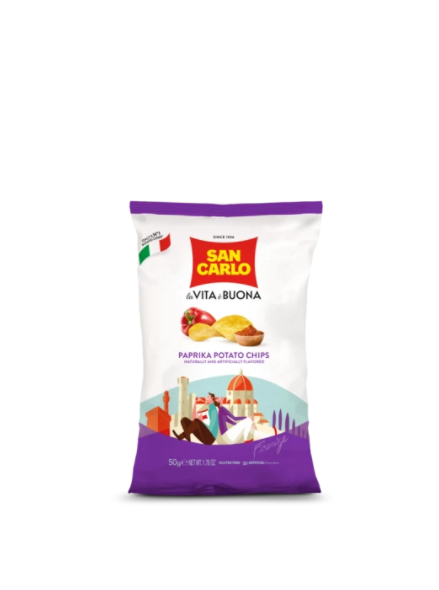 San Carlo Chips -  Paprika 50gr