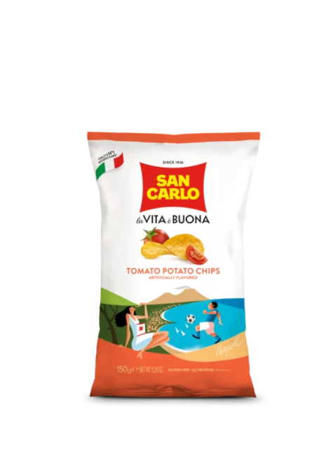 San Carlo Chips - Tomato 150gr