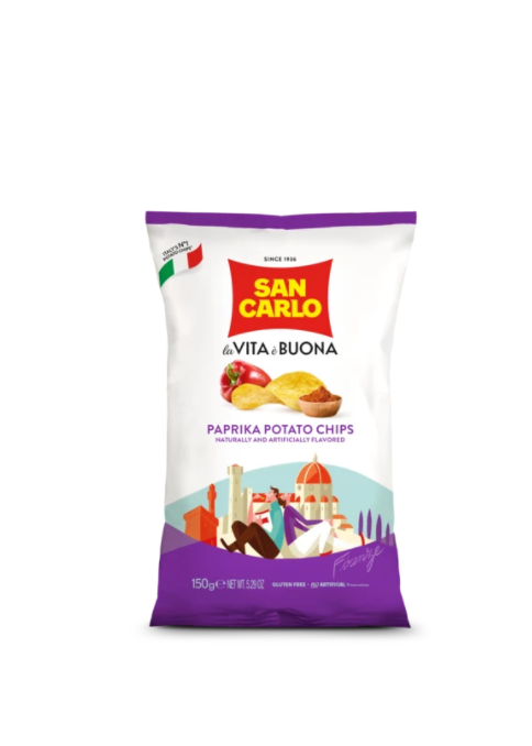 San Carlo Chips - Vivace Paprika 150gr