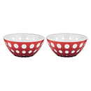 Guzzini Red & White Murrine Bowls - Assorted Sizes