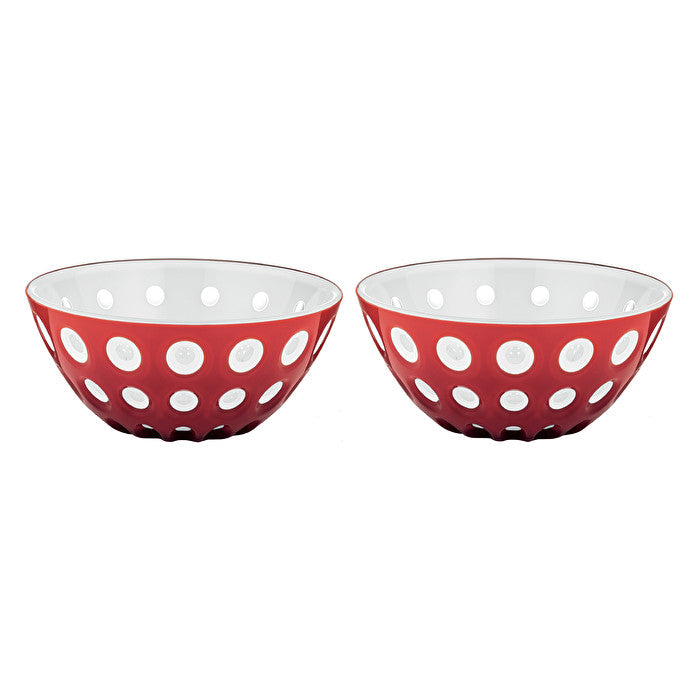 Guzzini Red & White Murrine Bowls - Assorted Sizes
