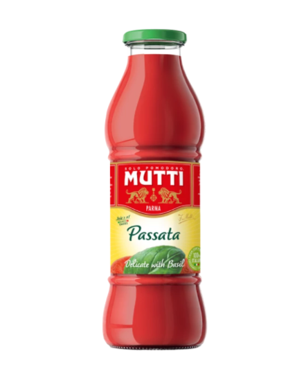 Mutti Tomato Sauce Passata di Pomodoro Basil 398ml