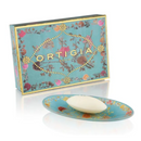 Ortigia Florio Glass Plate and Soap - 40 g