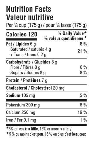 3.25% Yogurt Plain 500 g