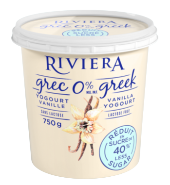 Riviera zero percent Vanilla Yogurt big size