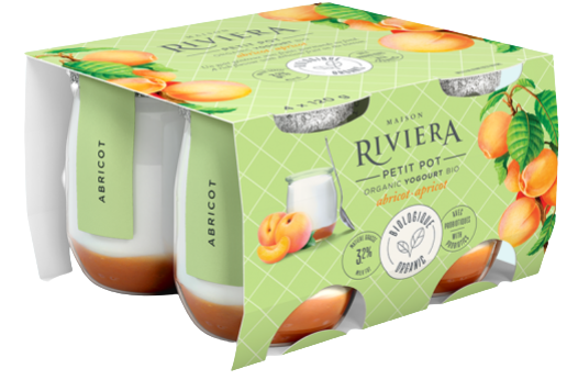 Riviera Apricot Organic Yogurt