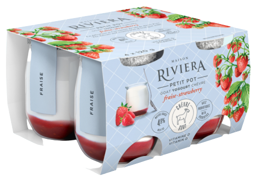 Riviera Strawberry Goat Yogurt