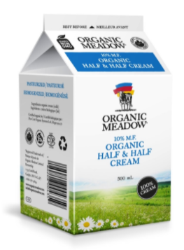Organic Meadow ten percent Cream 500 ml