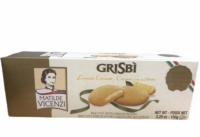 Vicenzi Grisbi Lemon Cream Cookies -150g