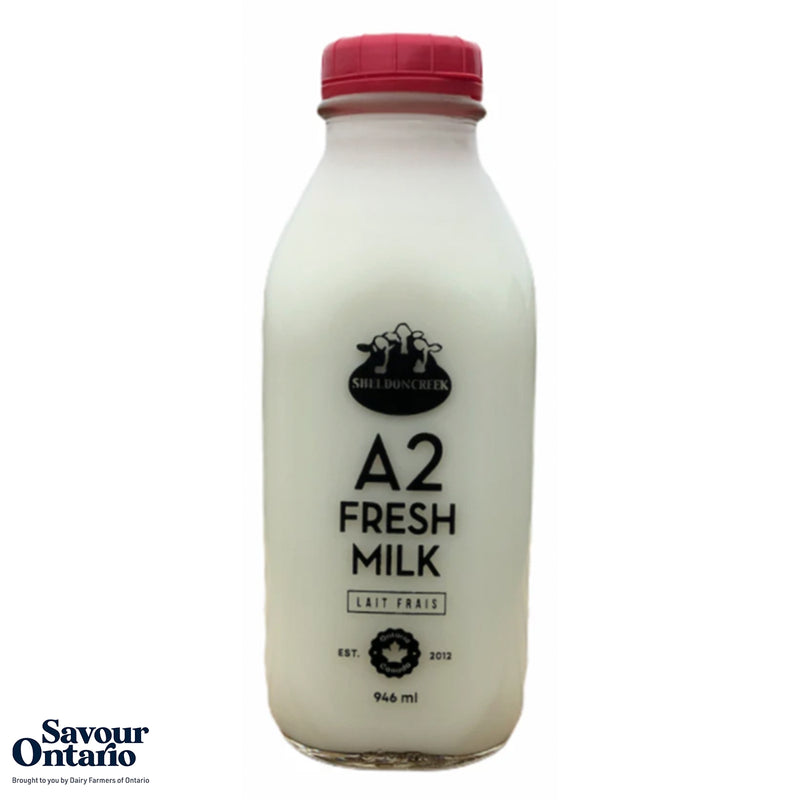 A2 Whole Milk - 1L Glass Bottle
