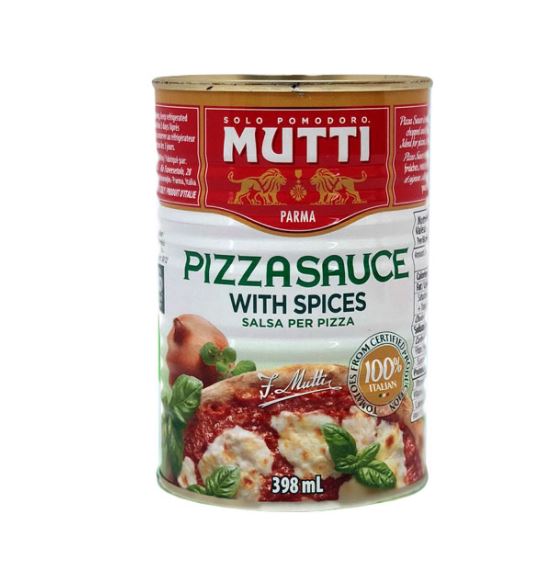Mutti Tomato Pizza Sauce with Spices 398ml
