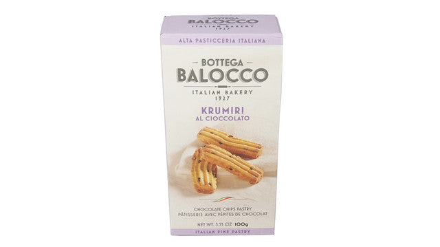 Bottega Balocco Butter Krumiri With chocolate Chips - 100g