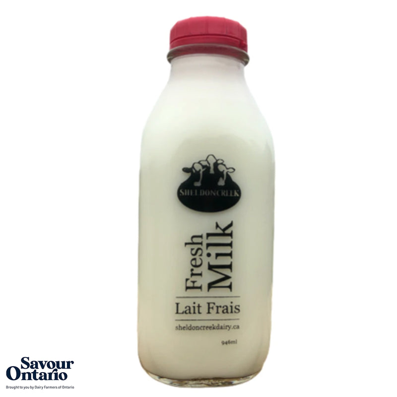 Whole Milk - 946 ml Glass Bottle