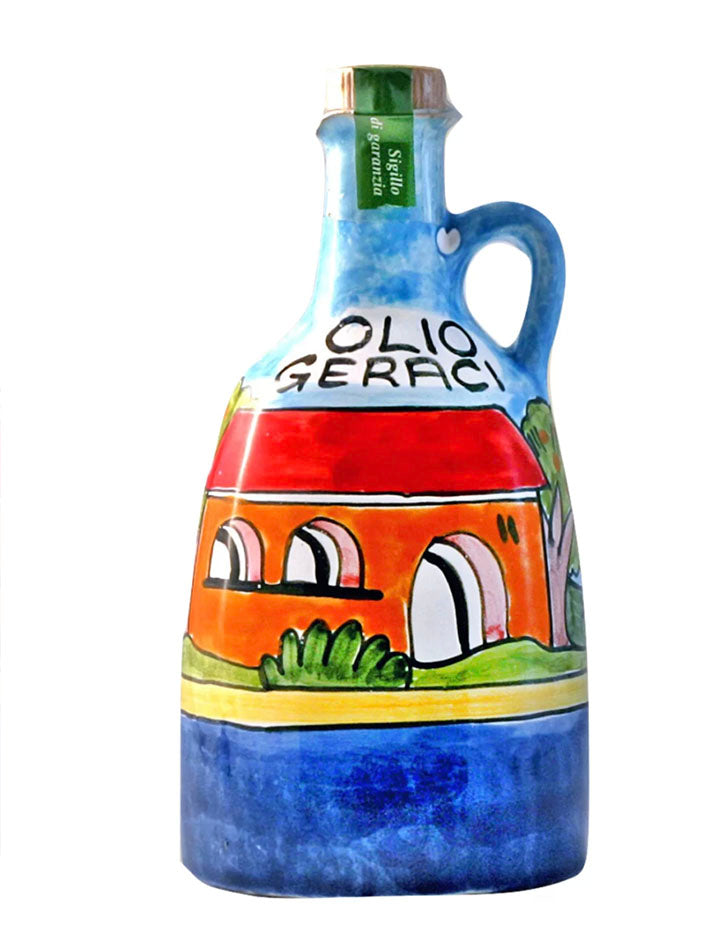Olis Geraci Extra Virgin Olive Oil - Ceramic Bottle - 250ml