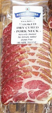 Blue Danube Sausage House Smoked Dry Cured Pork Neck - 150g