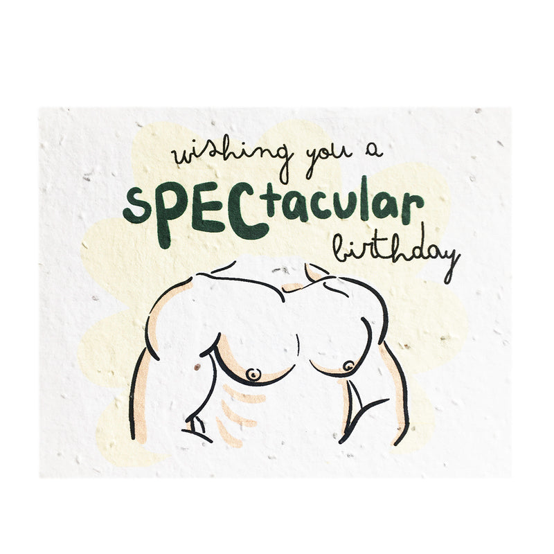 SowSweet SPECtacular birthday - Seedpaper Card (wildflowers) + Envelope
