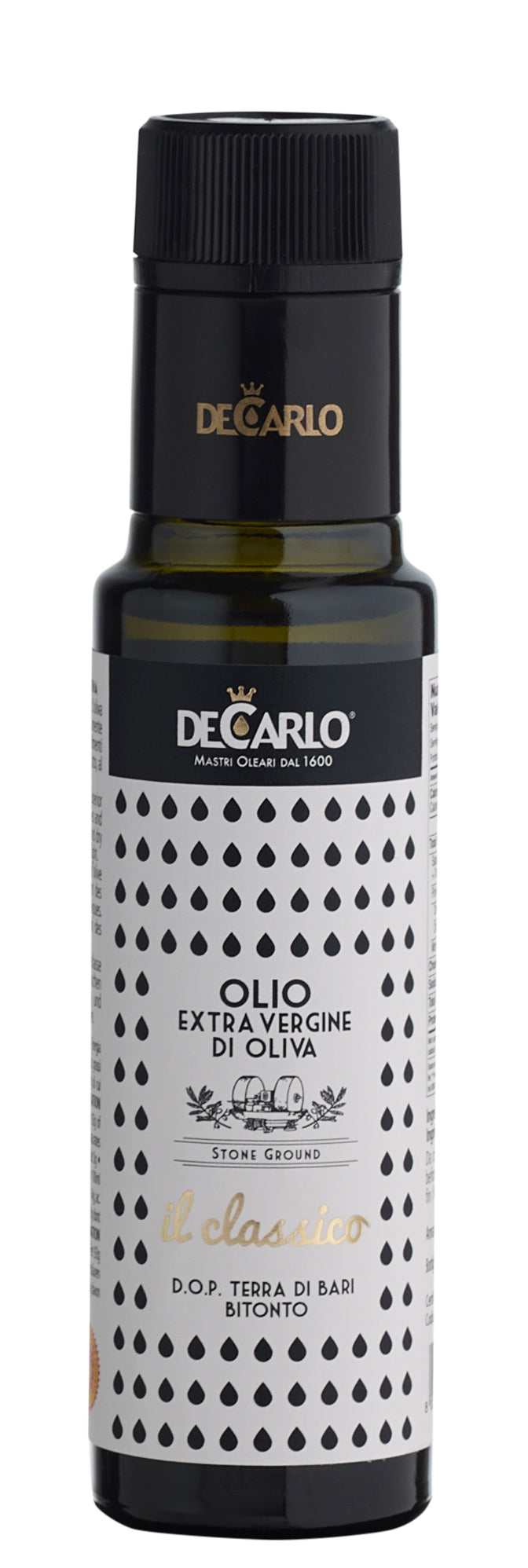 De Carlo Terra Di Bari Extra Virgin Olive Oil DOP - 100ml