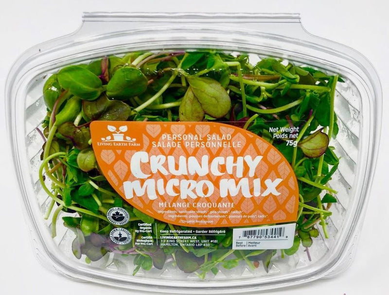 Living Earth Farm Crunchy Micro Mix 75g