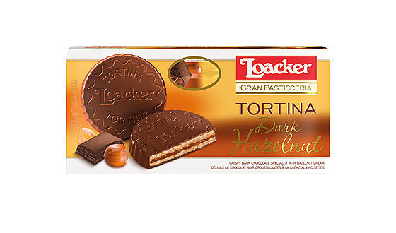 Loacker Gran Pasticceria Tortina Dark Chocolate & Hazelnut