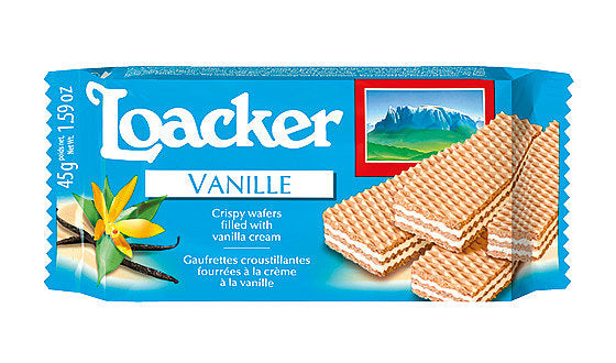 Loacker Classic Vanilla Wafers - 45g