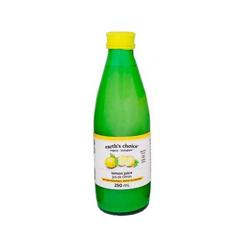 Earth's Choice Organic Lemon Juice - 250ml