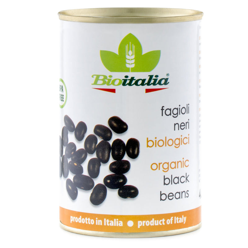 Bioitalia Canned Black Beans -398ml