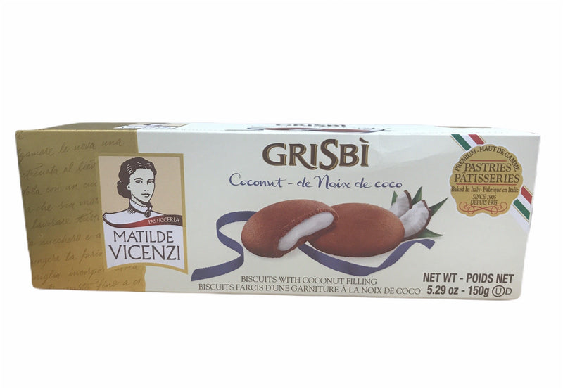 Vicenzi Grisbi Coconut Cookies -150g