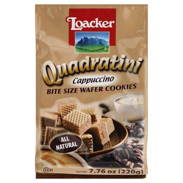 Loacker Quadratini Cappuccino Wafers - 250g