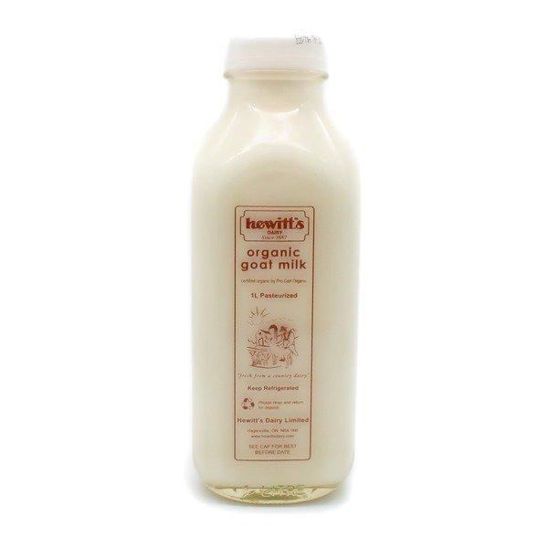 Hewitt's Dairy Organic Goat Milk -1L