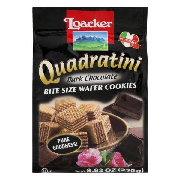 Loacker Quadratini Quadratini Dark Chocolate Wafers - 250g