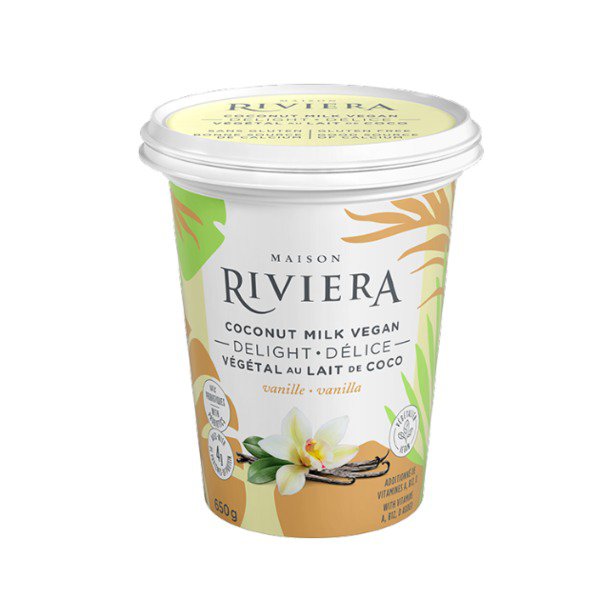 Riviera Vanilla Coconut Vegan Yogurt - 650 g