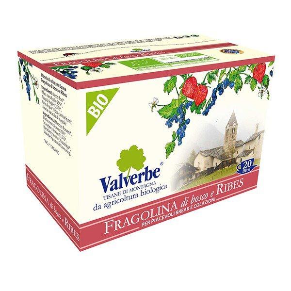 Valverbe Strawberry & Currant Tea Bags - 30 gr - 20 bags