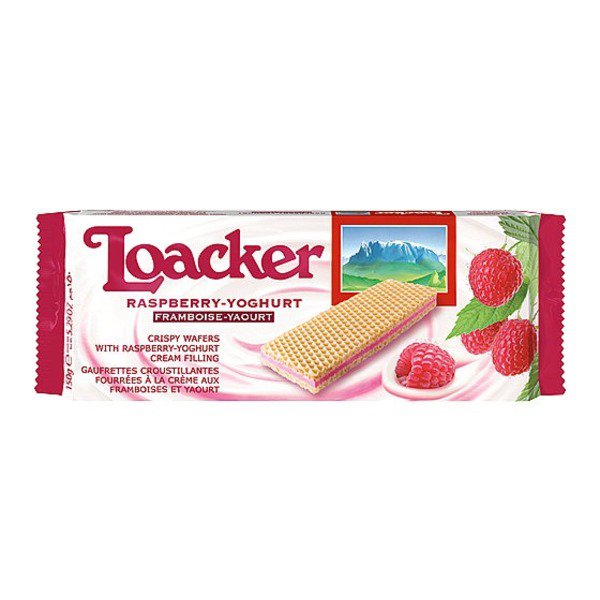 Loacker Wafers Raspberry/Yogurt - 125g