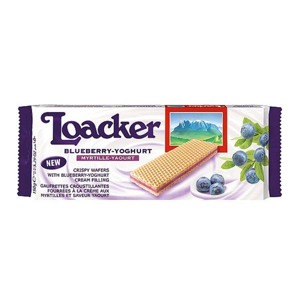 Loacker Wafers  - Blueberry/Yogurt - 125g