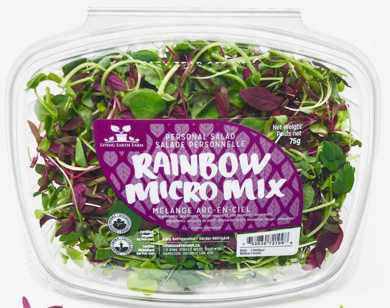 Living Earth Farm Rainbow Micro Mix - 75 g